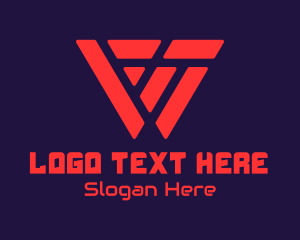 Blocks - Gaming Blocks V & W logo design