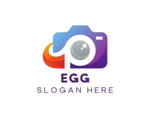 Modern - Colorful Photography Camera logo design