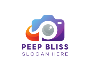 Colorful Photography Camera logo design