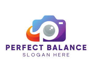 Colorful Photography Camera logo design