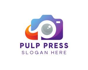 Colorful Photography Camera logo design