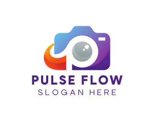 Colorful Photography Camera logo design