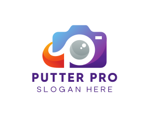 Colorful Photography Camera logo design