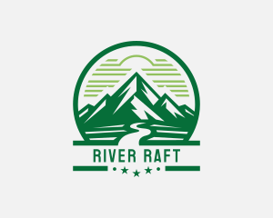 Mountain Valley River logo design