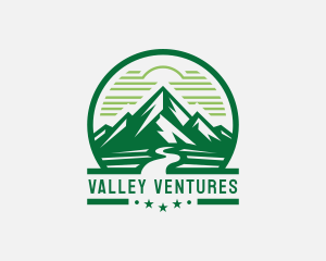 Mountain Valley River logo design