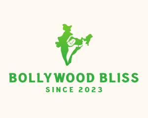 Bollywood - Female Indian Culture logo design