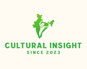 Female Indian Culture logo design