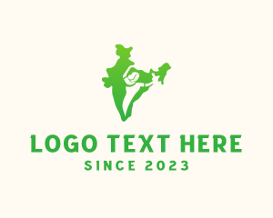 Female - Female Indian Culture logo design