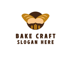 Wheat Bread Loaf Bakery logo design