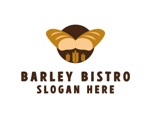 Wheat Bread Loaf Bakery logo design