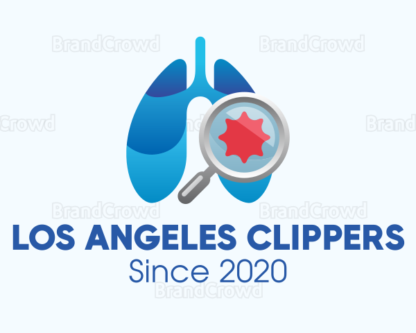 Respiratory Lungs Check Up Logo