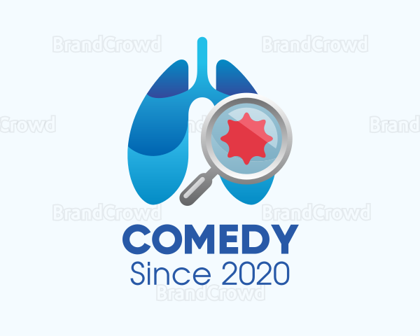 Respiratory Lungs Check Up Logo