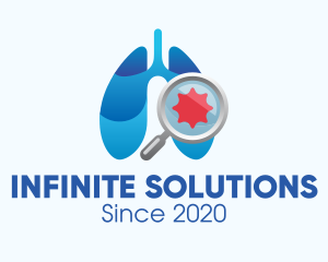 Medication - Respiratory Lungs Check Up logo design