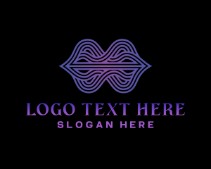 Textile - Wave Frequency String logo design