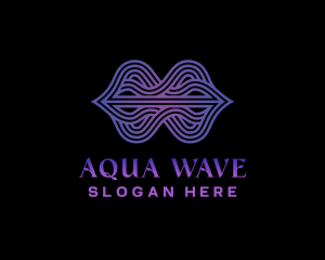 Wave Frequency String logo design