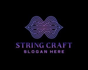 String - Wave Frequency String logo design