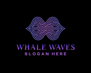 Wave Frequency String logo design