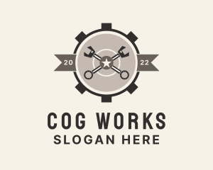 Cog Mechanic Workshop logo design