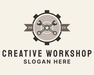 Workshop - Cog Mechanic Workshop logo design
