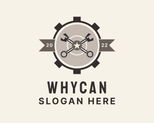 Wrench - Cog Mechanic Workshop logo design