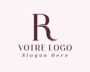 Red - Fashion Boutique Letter R logo design