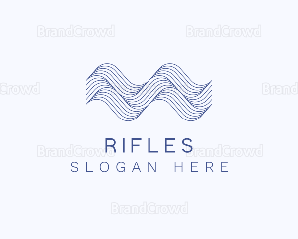 Water Ocean Waves Logo