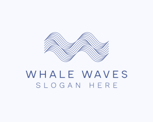 Water Ocean Waves logo design