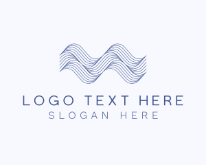 Water Ocean Waves Logo