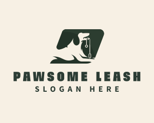 Leash - Dog Training Leash logo design