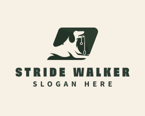 Dog Training Leash logo design