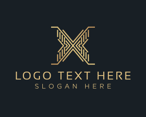 Lettermark - Luxury Premium Firm Letter X logo design