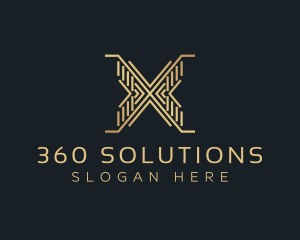 Luxury Premium Firm Letter X logo design