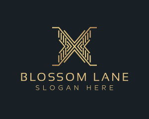 Luxury Premium Firm Letter X logo design