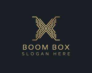 Luxury Premium Firm Letter X logo design