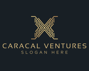 Luxury Premium Firm Letter X logo design