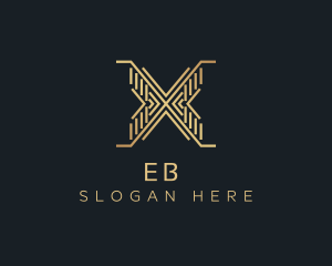Luxury Premium Firm Letter X logo design