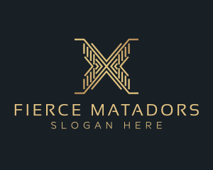 Luxury Premium Firm Letter X logo design