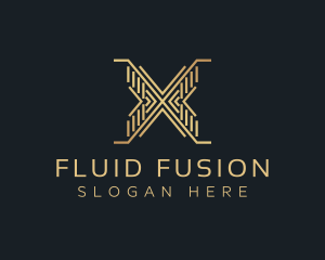 Luxury Premium Firm Letter X logo design