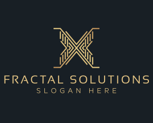 Luxury Premium Firm Letter X logo design