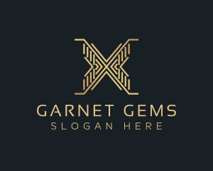 Luxury Premium Firm Letter X logo design