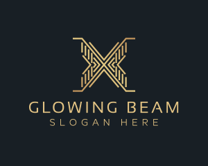 Luxury Premium Firm Letter X logo design