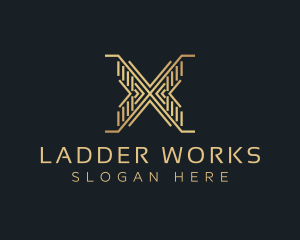 Luxury Premium Firm Letter X logo design