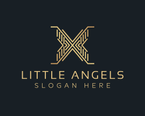 Luxury Premium Firm Letter X logo design