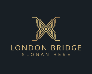 Luxury Premium Firm Letter X logo design