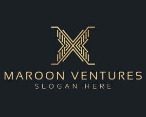 Luxury Premium Firm Letter X logo design