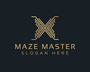 Luxury Premium Firm Letter X logo design