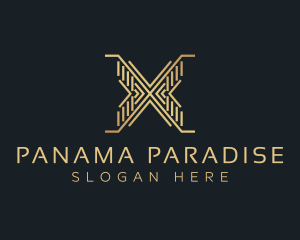 Luxury Premium Firm Letter X logo design