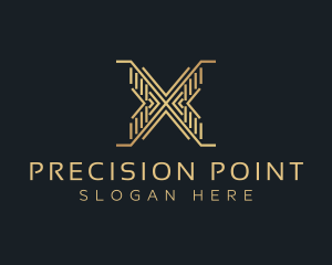 Luxury Premium Firm Letter X logo design