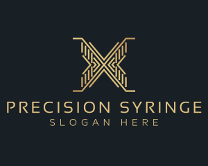 Luxury Premium Firm Letter X logo design