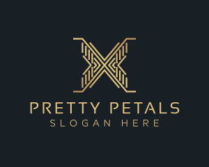 Luxury Premium Firm Letter X logo design